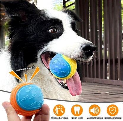 High quality dog squeaky tennis ball for your fury friend. Pack of 4