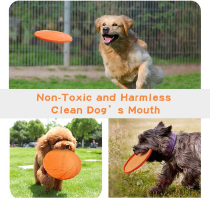 Dog Frisbeed. Natural, soft and non-toxic rubber. Color Red