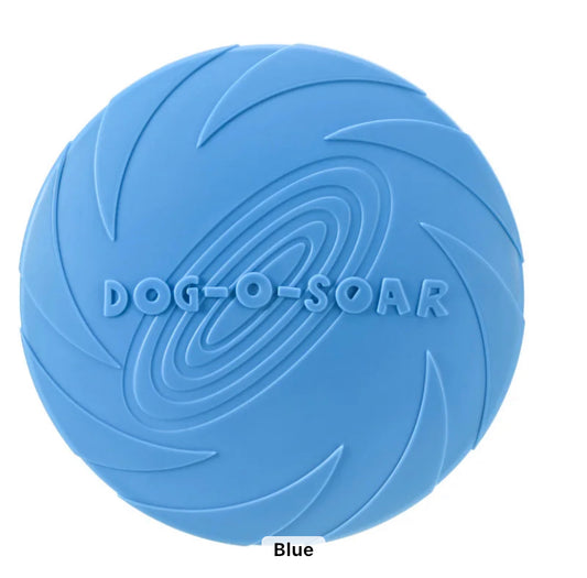 Dog Frisbeed. Natural, soft and non-toxic rubber. Color Blue