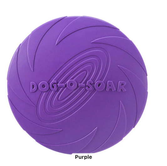 Dog Frisbeed. Natural, soft and non-toxic rubber. Color purple