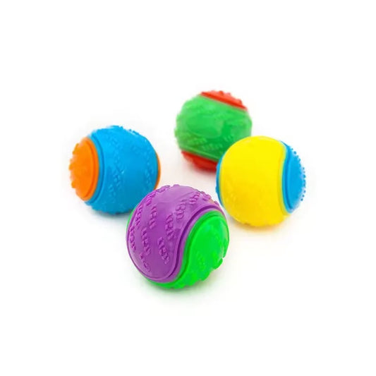 High quality dog squeaky tennis ball for your fury friend. Pack of 4