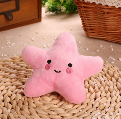 Starfish Squeaky Dog Toy. 3 different colors