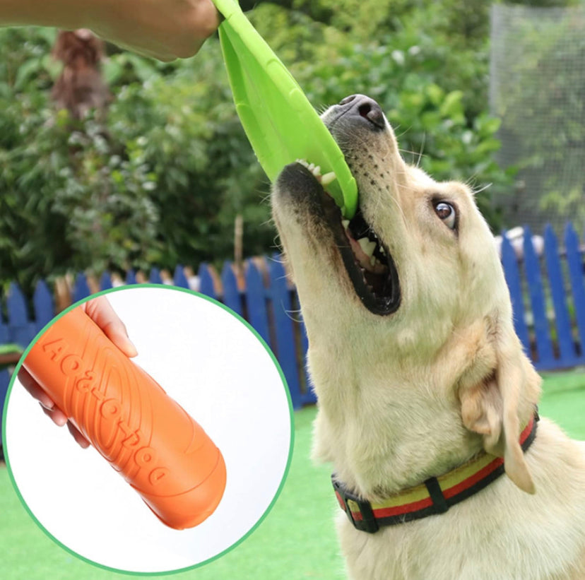 Dog Frisbeed. Natural, soft and non-toxic rubber. Color Red