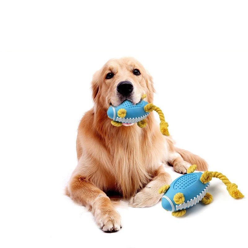 Durable Rubber Chew Toy, Teeth and Gum Cleaning Dog Toy. For small, medium and big dogs